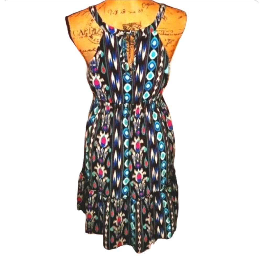 Mossimo Multi-colored Geometric Print Dress